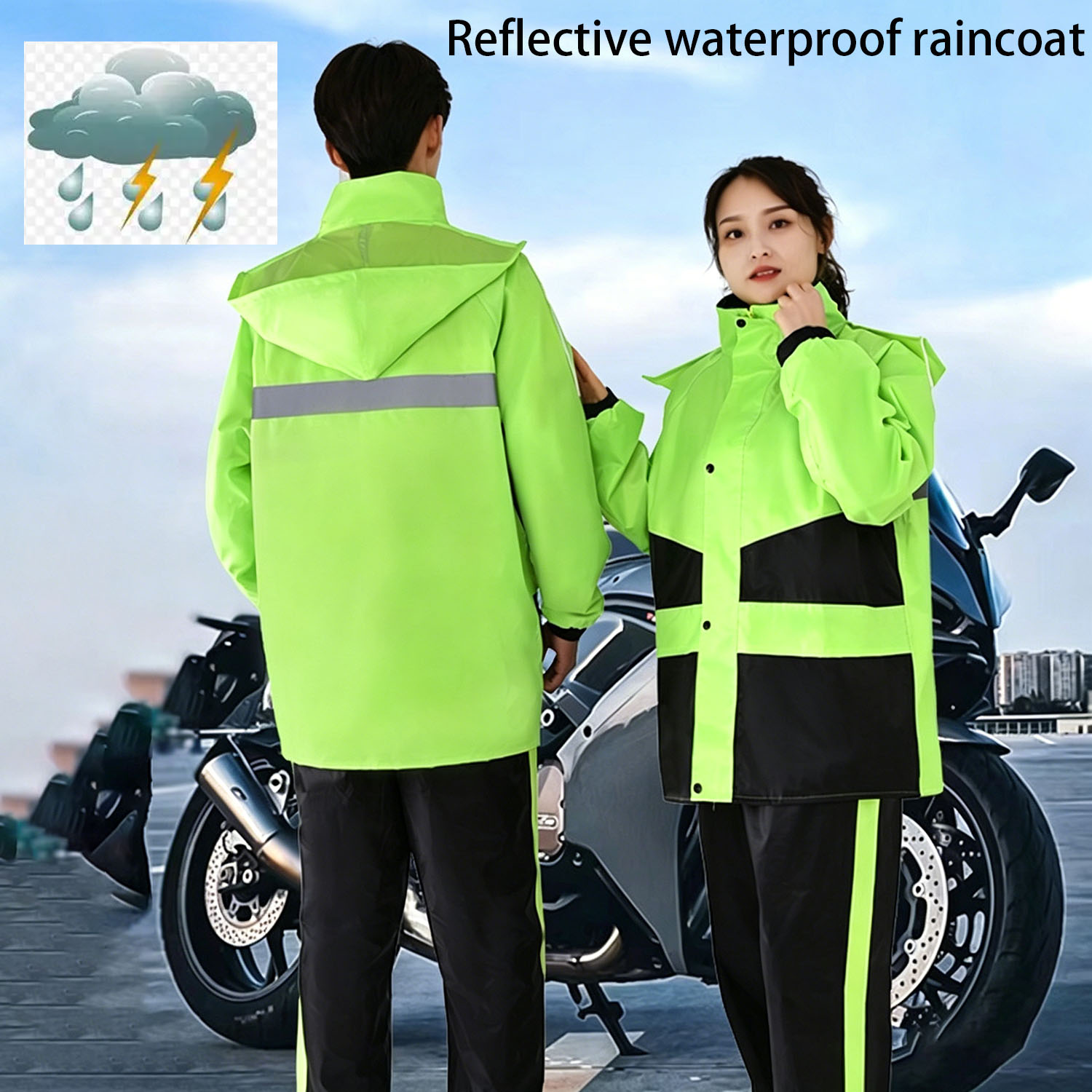Motorcycle Raincoat Suits Men  - Motorcycle Gear For Woman 评论和价格