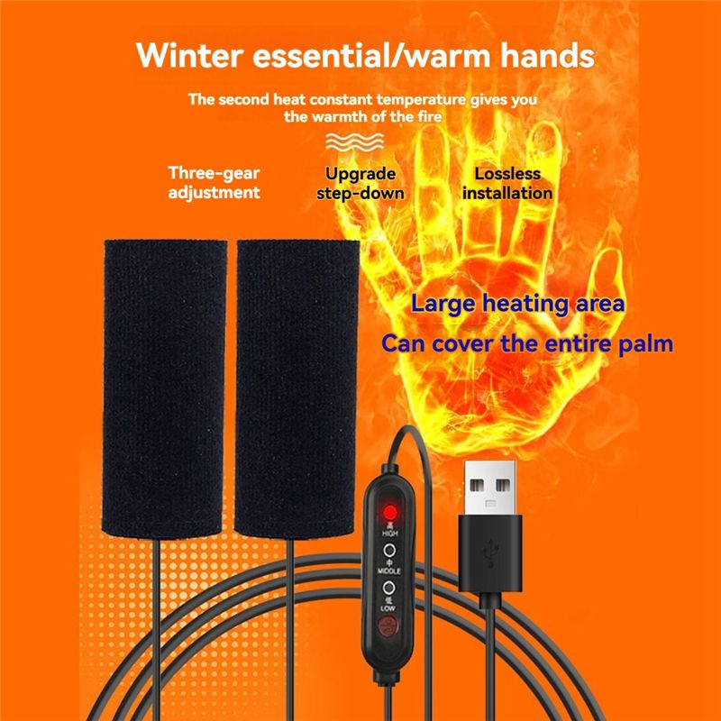 AC54-USB Motorcycle Heated Gri - Handlebar Grip Heated 评论和价格