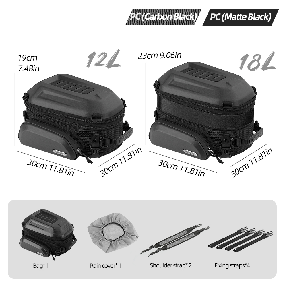 Rhinowalk Motorcycle Tail Bag  - Motorcycle Gear Backpack 评论和价格
