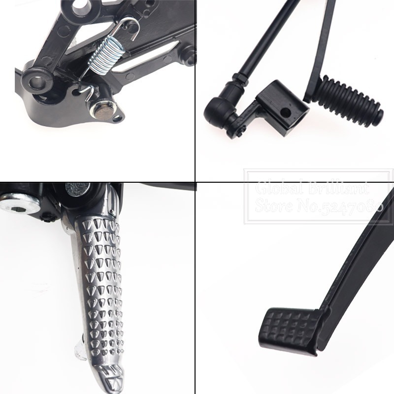 Motorcycle Foot Pedal Footpegs - Motorcycle Gear Lever Extender 评论和价格