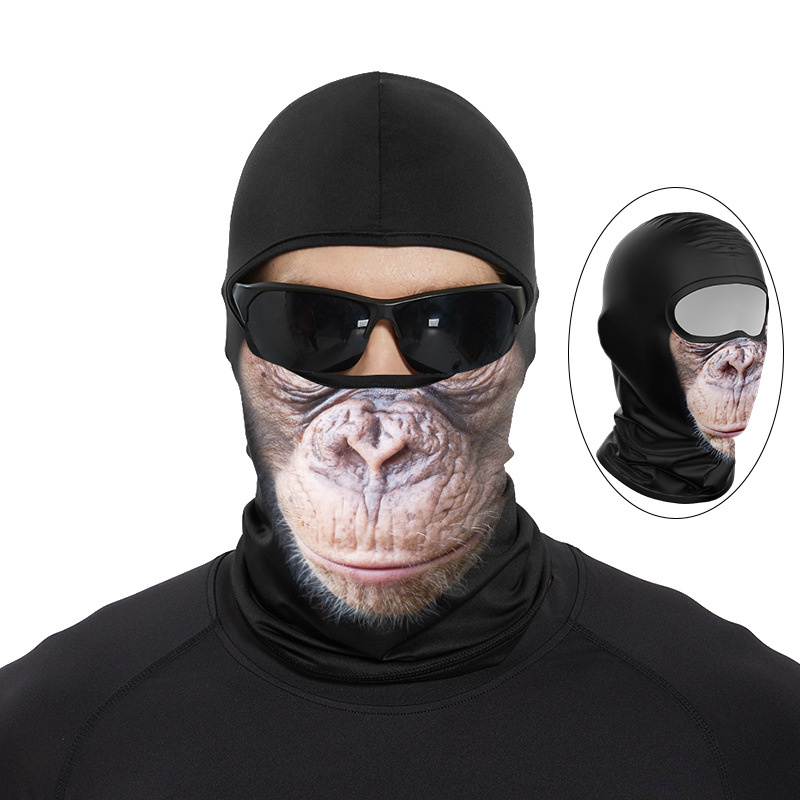 Funny Ape Mouth Skull Balaclav - Motorcycle Gear For Woman 评论和价格