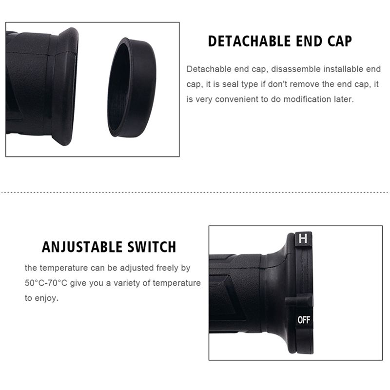 Leading-Edge-Winter Motorcycle - Handlebar Grip Heated 评论和价格